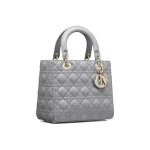 Lady Dior Bag – Candlelight Gray, Medium Size - Image 2