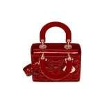 Lady Dior Medium Bag – Shiny Patent Red - Image 3