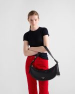 Prada Demi-lune large leather shoulder bag - Image 6