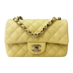 Chanel Classic Flap Mini – Yellow Lambskin & Gold-Tone Metal