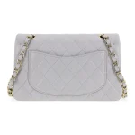 Chanel Classic Flap Small – Grey Caviar Leather & Gold-Tone Metal - Image 2