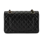 Chanel Classic Flap Small (23cm) – Black Caviar Leather with Gold-Tone Metal - Image 2