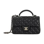 Chanel Classic Flap Mini – Lambskin & Gold-Tone Metal – Top Handle