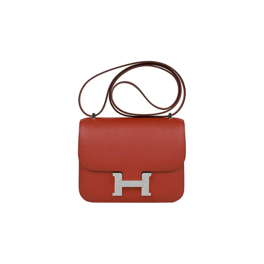 eda5d9bd4c5144949b9d88ae10a30d9d.webp Hermès Constance 19 – Orange - Image 1