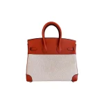 Birkin 25 橙色帆布 - Image 2