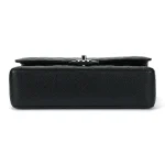 Chanel Classic Flap Medium (25cm) – Black Caviar Leather with Silver-Tone Metal - Image 2