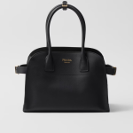 Medium leather tote bag