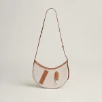 P’tit Arcon Toile & Cuir bag H086394CKAA