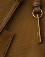 Large Re-Nylon and leather tote bag - Image 3