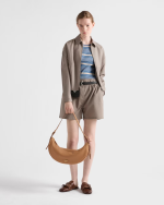 Prada Demi-lune large leather shoulder bag - Image 4