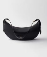 Prada Demi-lune large leather shoulder bag