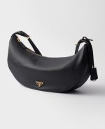 Prada Demi-lune large leather shoulder bag - Image 3
